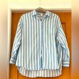 Oversized boyfriend button up